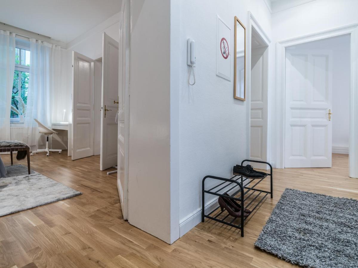 Hochwertige Altbauwohnung Im Modernen Stil In Wiesbaden - Kueche - Terrasse - Wlan - Zentral Exterior photo